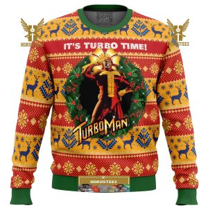 Its Turbo Time Turbo Time Gifts For Family Christmas Holiday Ugly Sweater