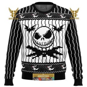 Jack Skellington The Nightmare Before Christmas Gifts For Family Christmas Holiday Ugly Sweater