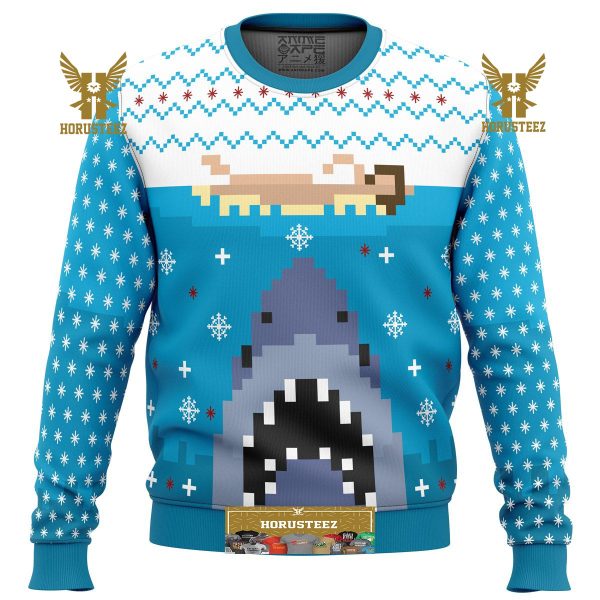 Jaws Gifts For Family Christmas Holiday Ugly Sweater