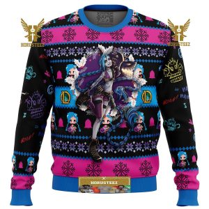 Jinx League Of Legends Gifts For Family Christmas Holiday Ugly Sweater