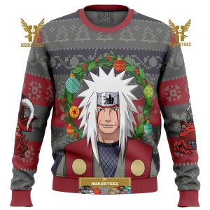Jiraiya Naruto Gifts For Family Christmas Holiday Ugly Sweater