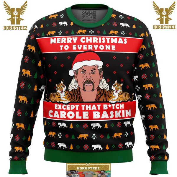 Joe Exotic Tiger King Gifts For Family Christmas Holiday Ugly Sweater