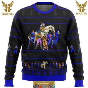 Jojo Bizarre Adventure Generations Gifts For Family Christmas Holiday Ugly Sweater
