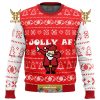 Jolly Af Santa Claus Gifts For Family Christmas Holiday Ugly Sweater