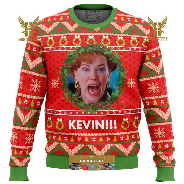 Kevin Home Alone Gifts For Family Christmas Holiday Ugly Sweater