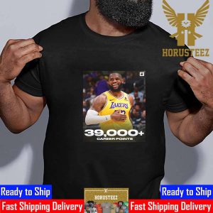 King James Lebron James Become The First Player Ever With 39000 Points And Counting Unisex T-Shirt