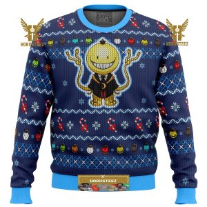 Koro Sensei Tentacles Assassination Classroom Gifts For Family Christmas Holiday Ugly Sweater