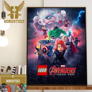 LEGO x Marvel Avengers Code Red Official Poster Home Decor Poster Canvas