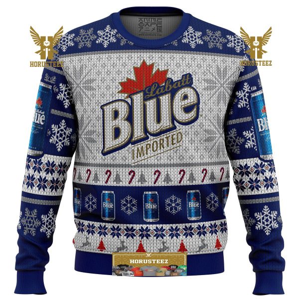 Labatt Blue Gifts For Family Christmas Holiday Ugly Sweater