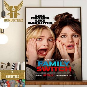 Like Mother Like Daughter Family Switch Official Poster Home Decor Poster Canvas