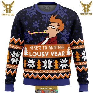 Lousy Year Futurama Gifts For Family Christmas Holiday Ugly Sweater