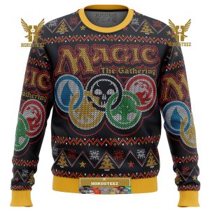 Magic The Gathering Gifts For Family Christmas Holiday Ugly Sweater
