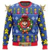 Mario Bros Gifts For Family Christmas Holiday Ugly Sweater