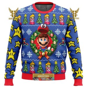 Mario Kart Gifts For Family Christmas Holiday Ugly Sweater