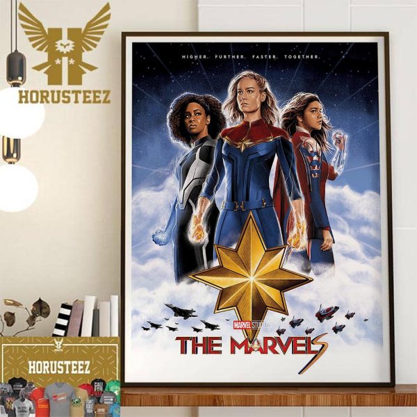 Marvel Studios The Marvels Inspired Poster Art By Fan Home Decor Poster Canvas