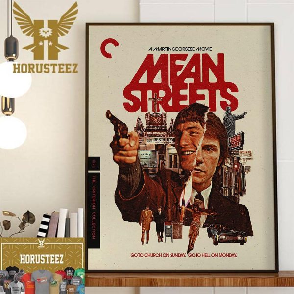 Mean Streets New Poster A Martin Scorsese Movie Home Decor Poster Canvas