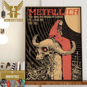 Metallica M72 World Tour In The Dome at Americas Center St Louis MO November 3rd Home Decor Poster Canvas