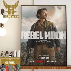 Michiel Huisman Is Gunnar In Rebel Moon Part 1 A Child Of Fire Home Decor Poster Canvas