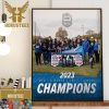 Rachel DeRuby Is The 2023 CUSA Womens Soccer Midfielder Of The Year Home Decor Poster Canvas