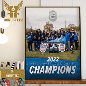 Middle Tennessee XC Track And Field Are 2023 Mens And Womens Cross Country Champions Home Decor Poster Canvas