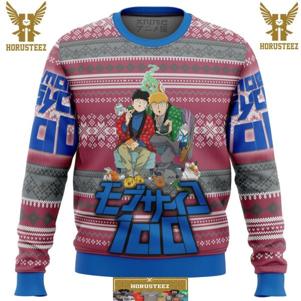 Mob Psycho 100 Alt Gifts For Family Christmas Holiday Ugly Sweater