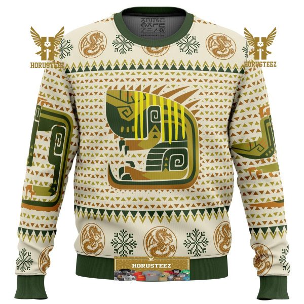 Monster Hunter Gifts For Family Christmas Holiday Ugly Sweater