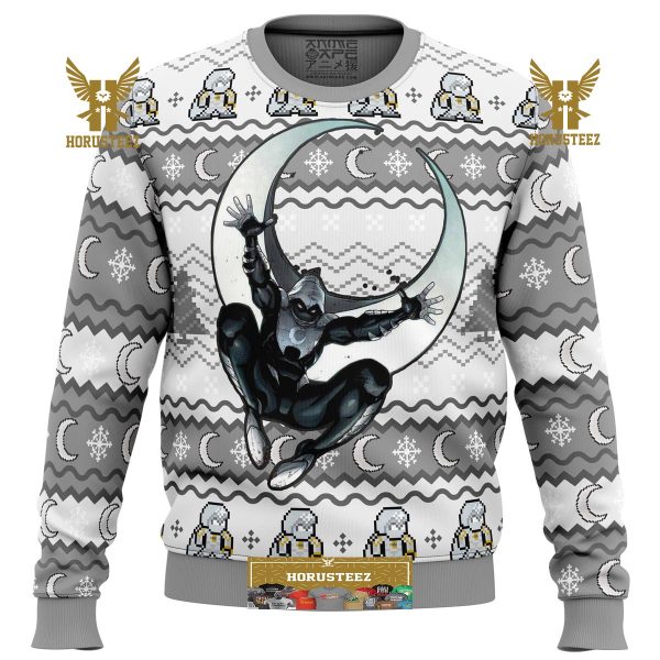 Moon Knight Gifts For Family Christmas Holiday Ugly Sweater
