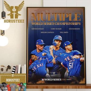 Multiple MLB World Series Championships Home Decor Poster Canvas