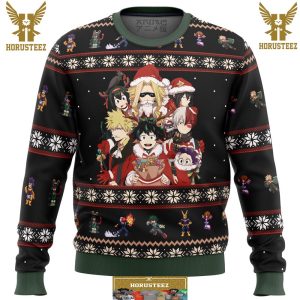 My Hero Academia Boku No Holiday Gifts For Family Christmas Holiday Ugly Sweater