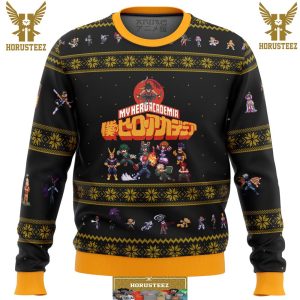 My Hero Academia Boku No Sprites Gifts For Family Christmas Holiday Ugly Sweater