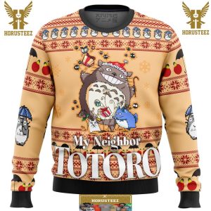 My Neighbor Totoro Friends Gifts For Family Christmas Holiday Ugly Sweater