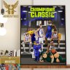 NBA In-Season Tournament First Chapter Of Victor Wembanyama Vs Chet Holmgren Home Decor Poster Canvas