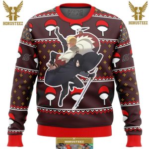 Naruto Sasuke Grown Gifts For Family Christmas Holiday Ugly Sweater