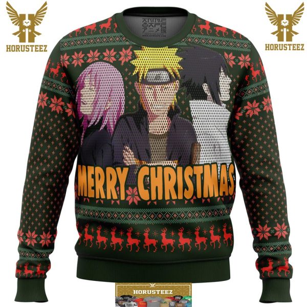 Naruto Squad 7 Gifts For Family Christmas Holiday Ugly Sweater
