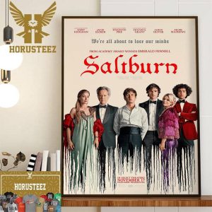 New Poster For Saltburn Movie Home Decor Poster Canvas