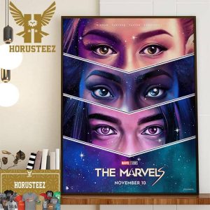 New Poster Inspired By The Marvels of Marvel Studios Home Decor Poster Canvas