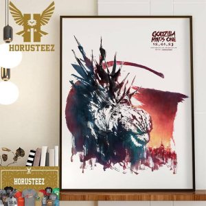 New US Poster For Godzilla Minus One Home Decor Poster Canvas