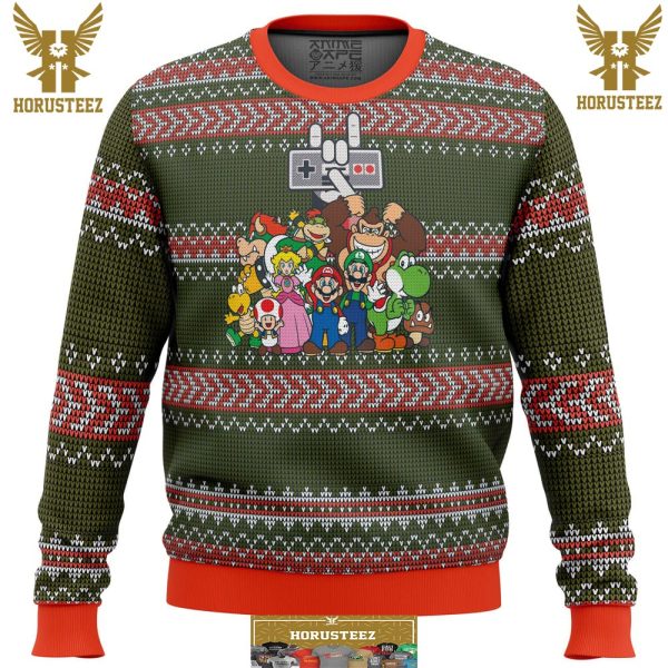 Nintendo Gifts For Family Christmas Holiday Ugly Sweater