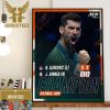 Novak Djokovic Is ATP Finals 2023 Champions And Claims 7th ATP Finals Singles Title Home Decor Poster Canvas