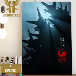 Official Poster Godzilla Minus One Of Dolby Cinema Discover It Now Home Decor Poster Canvas