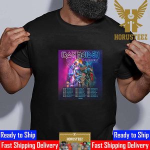 Official Poster Iron Maiden The Future Past World Tour 2024 in the USA And Canada Unisex T-Shirt
