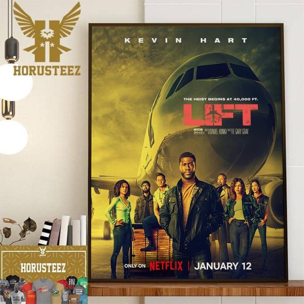 Official Poster Lift The Heist Begins At 40000 Ft Home Decor Poster Canvas