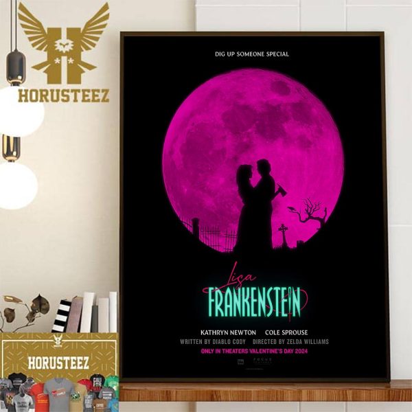 Official Poster Lisa Frankenstein Of Zelda Williams Home Decor Poster Canvas