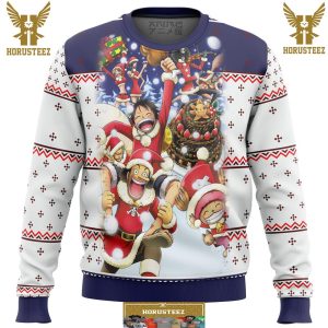 One Piece Crew Gifts For Family Christmas Holiday Ugly Sweater
