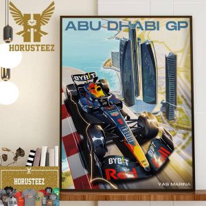 Oracle Red Bull Racing The F1 Race Week Season Final At Yas Marina Abu Dhabi GP November 26th 2023 Home Decor Poster Canvas