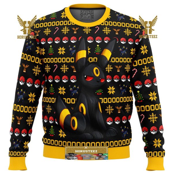 Pokemon Christmas Umbreon Gifts For Family Christmas Holiday Ugly Sweater