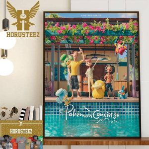 Pokemon Concierge Official Poster Home Decor Poster Canvas
