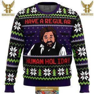 Regular Human Holiday What We Do In The Shadows Gifts For Family Christmas Holiday Ugly Sweater
