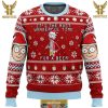 Rick And Morty Pickle Rick Gifts For Family Christmas Holiday Ugly Sweater