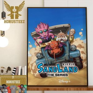 Sand Land The Series Spring 2024 On Disney Plus Home Decor Poster Canvas